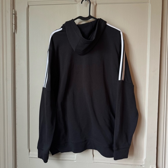 Adidas Black and White Zip-Up Hoodie - Picture 5 of 5